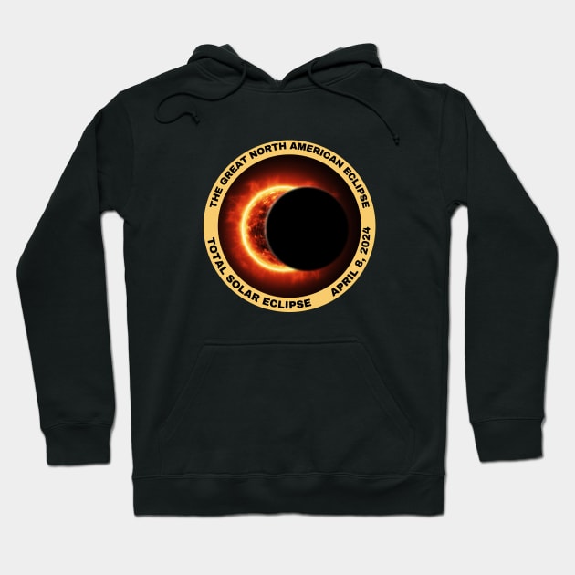 The Great North American Eclipse Hoodie by Total Solar Eclipse